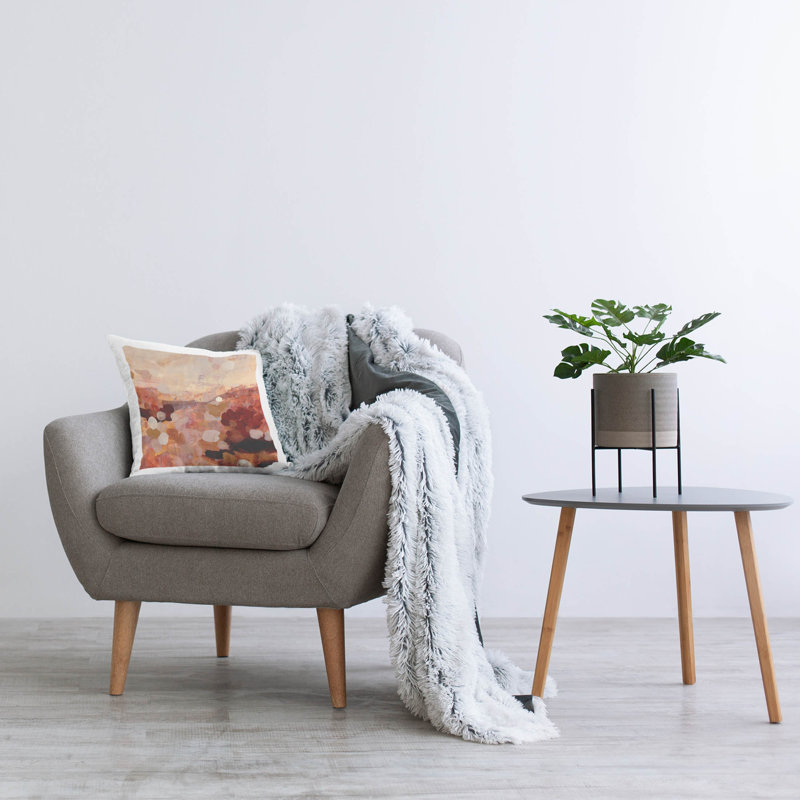 Polyester Throw Square Pillow Cover & Insert