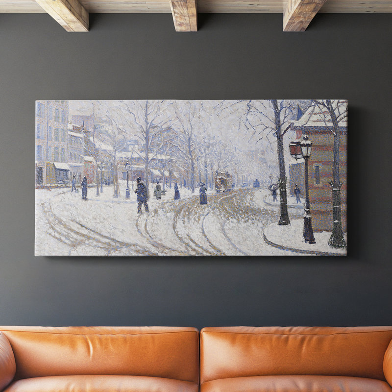 Série paysage - DCXLVII - Toile tendue avec châssis - Prêt à accrocher, H 20 po x l 40 po