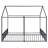 Twin Size House Platform Bed, Two Shared Beds-106812341