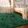 8×10ft Solid Color Rug Fluffy Shag Area Rug Indoor Carpet for Living Room Bedroom Bedside Nursery Kids' room