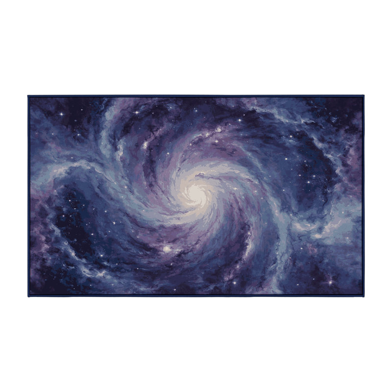 Tapis mauve soyeux et moelleux, Tapis de couloir 2 pi x 5 pi