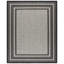 Tapis gris clair / noir Hance-769733768