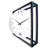 Analog Metal Electric Tabletop Clock White
