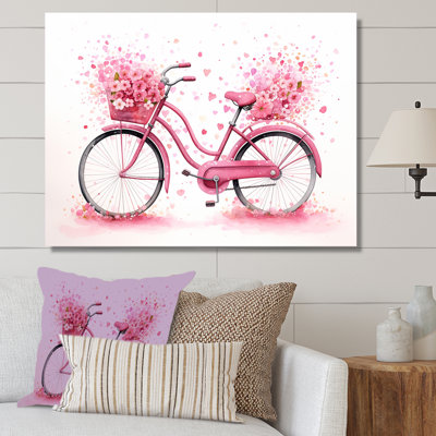 " Candy Cruise Pink Bicycle "