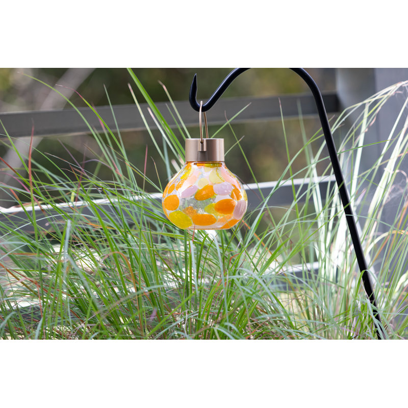 Nereus 5.5" Solar Powered Outdoor Hanging Light