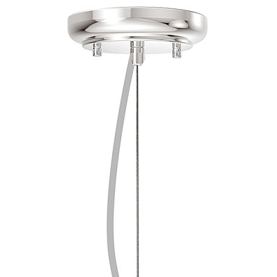 Alec Concrete Resin Pendant Light, Stone Gray