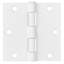 Charnière de porte, 3,5 po, rayon de coin carré, paquet de 9-99206363