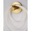 Solid Brass LED Flush Mounted Sconce