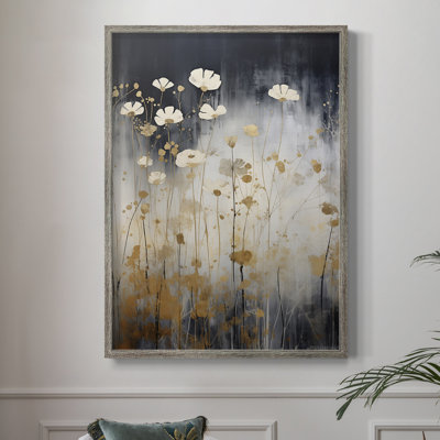 FLORAL Series CDXVIII Framed Print - Solid Wood