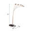 Lampe sur pied avec abat-jour courbé-107080917