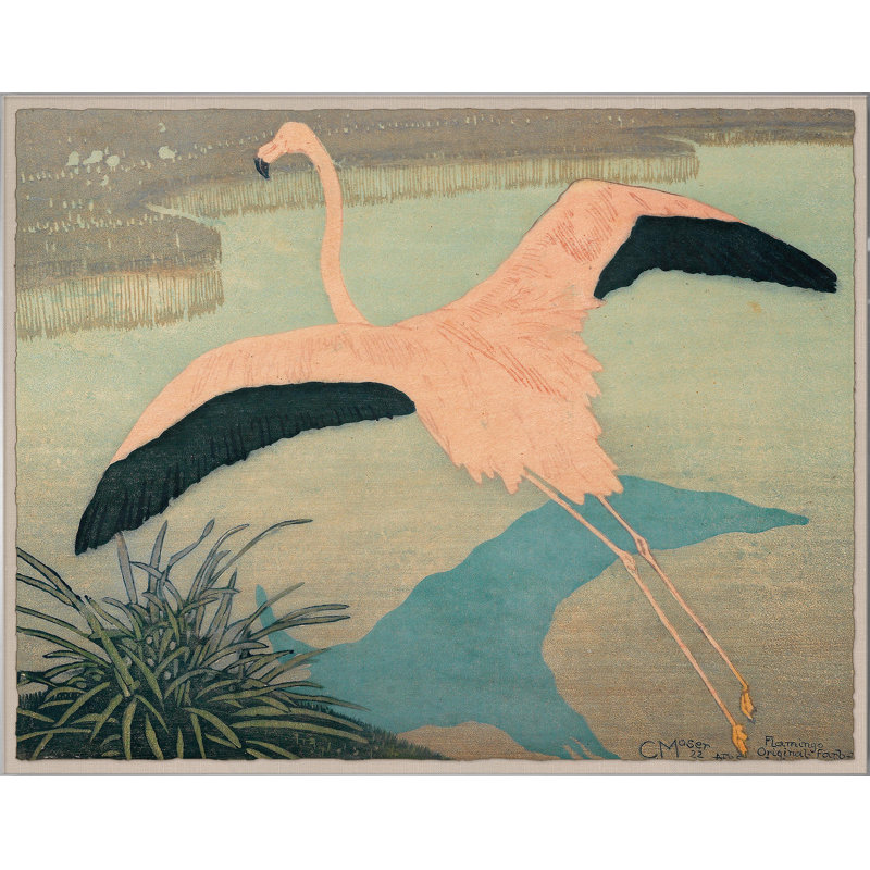 Flamingo Print by Soicher Marin Archives