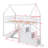 Twin-Over-Twin House-Style Loft Or Bunk Bed Design-186039287