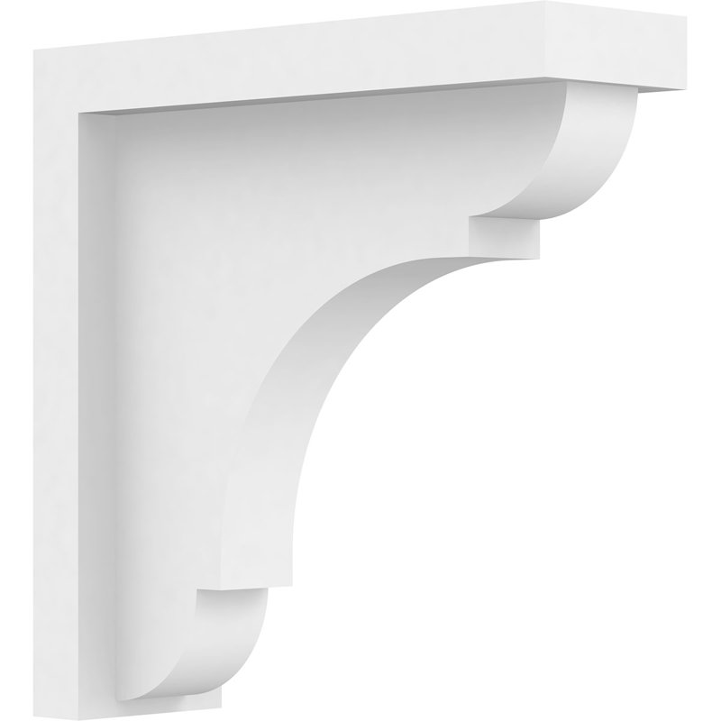 Standard Bryant Architectural Grade PVC Bracket, 5" H x 1.5" W x 5" D