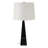 30X16" Tapered Marble Lamp, Black