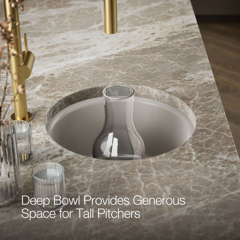 Porto Fino™ Top-Mount/Under-Mount Bar Sink, Truffle