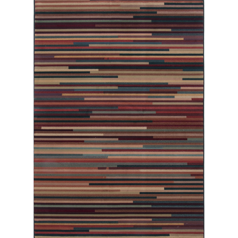 Laurentius Striped Area Rug, Rectangular 240 x 340 cm