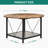 Bertran 31" 4 Legs Round Coffee Table with Storage for Living Room-899748565