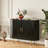 Mid Century Modern Fluted Sideboard Buffet Cabinet With Sliding Doors & Adjustable Shelf -1909051541-1908835612