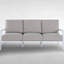 Bermuda Aluminum and Cane Sofa-423448705-423448711-423448730