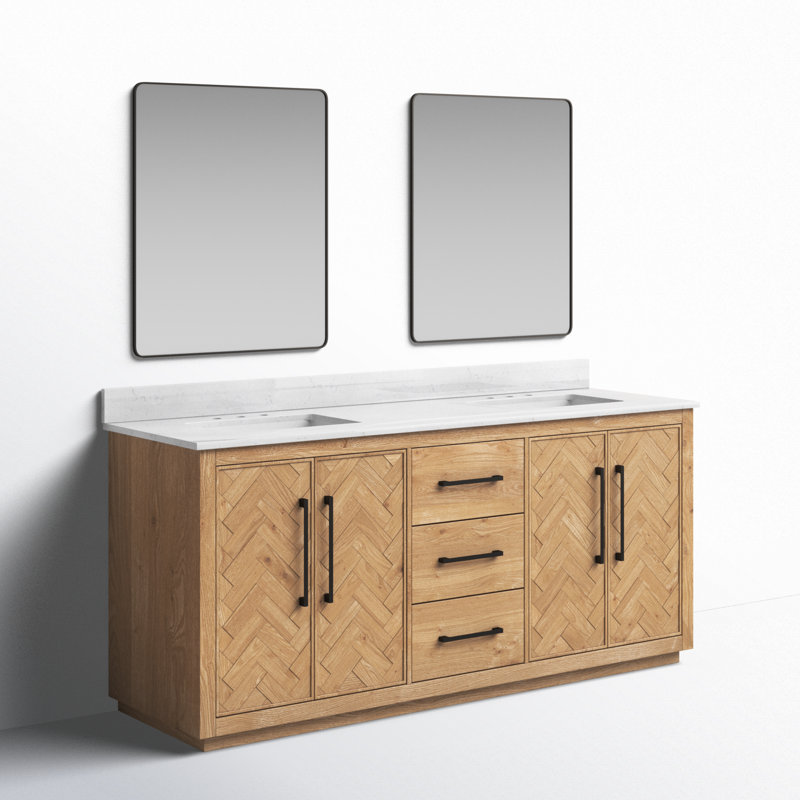 Ensemble de vanité double Eris 72 po