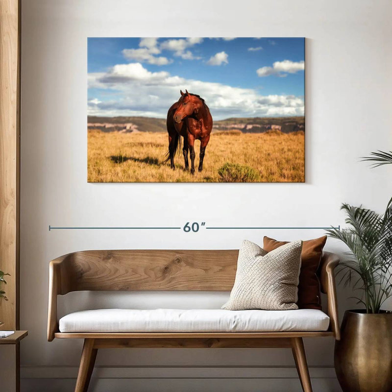 Wild Quarter Horse, 30" H x 45" W