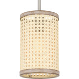 Mini-luminaire suspendu 1 lumière noir mat