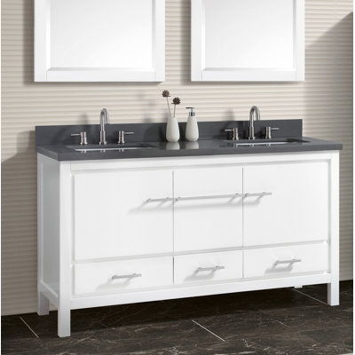 Ensemble de meuble-lavabo double 61 po Riley