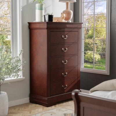 Commode 5 tiroirs Emelinda