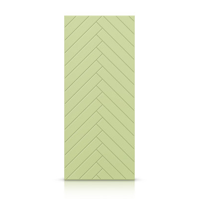 Hollow Paneled Painted without Installation Hardware Kit Slab Door