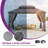Double Roof with Aluminum Frame Patio Gazebo-110564721