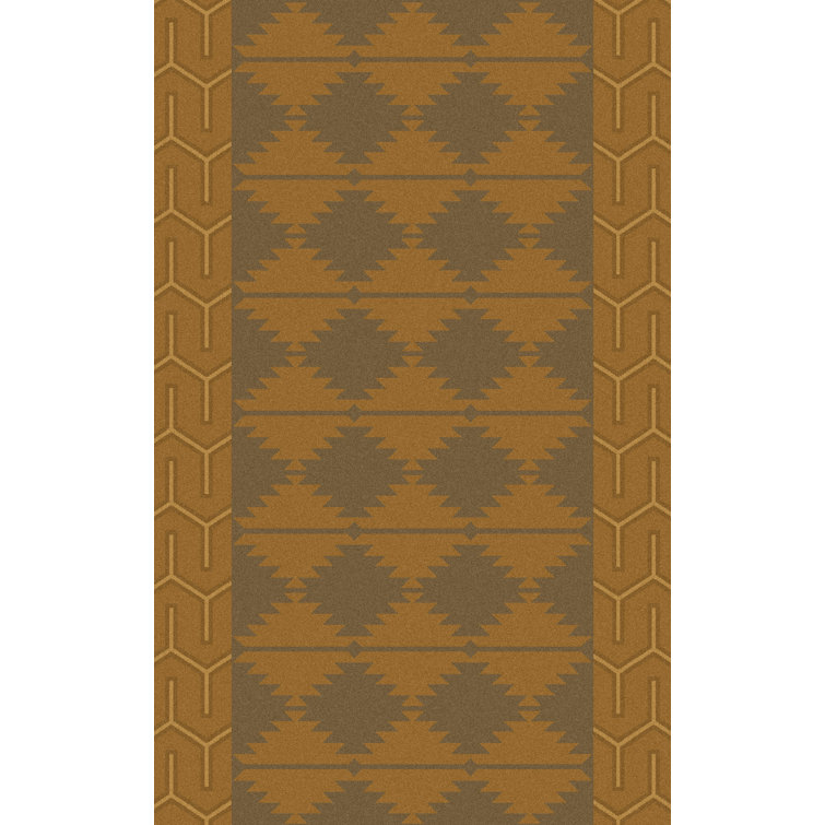 Lewis Geometric Handmade Flatweave Wool Beige Area Rug