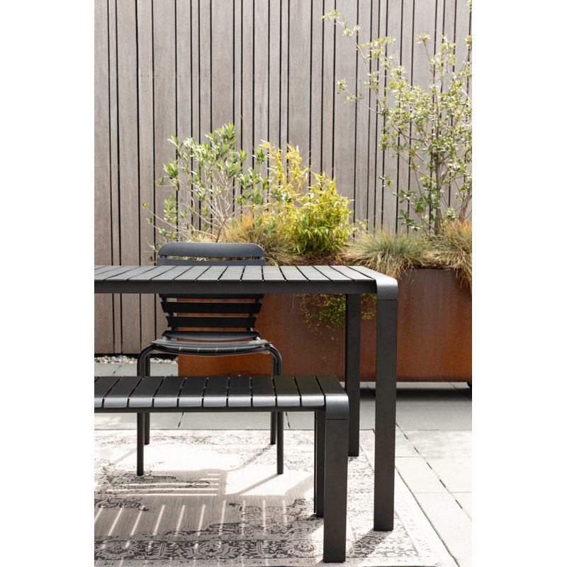 Vonder Outdoor Bench, Black