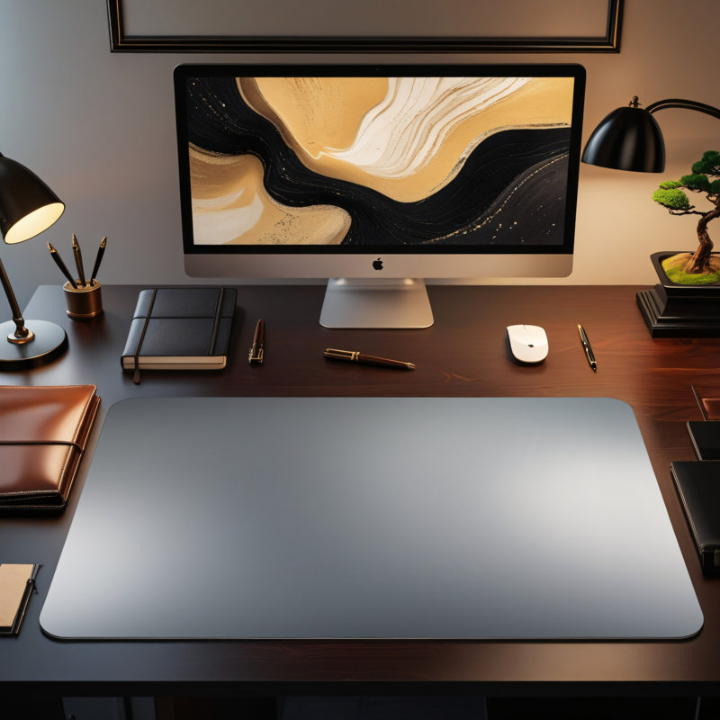Polyester Desk Pad, 23.6x13.8