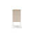 3 Piece Dining Room Set Includes 1 Pedestal Table and 2 Cream Linen Fabric Kitchen Chairs with High Back - linen white Finish-632688453-632688454-632688449