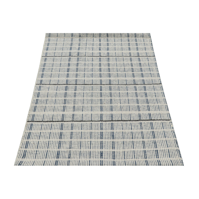 Wool Geometric Area Rug, Rectangle 5' x 7'