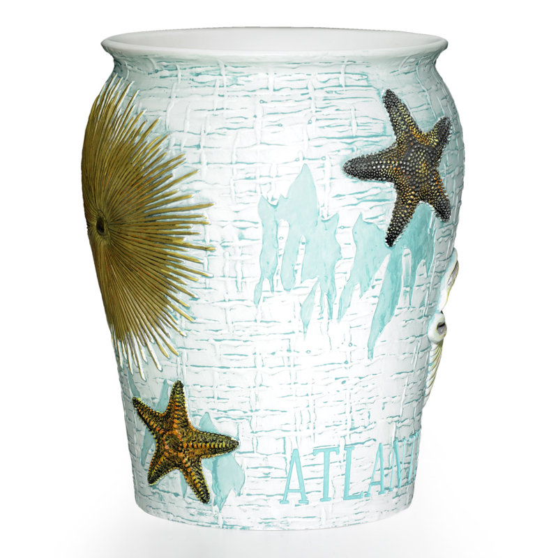 Tolbert Resin Open Waste Basket
