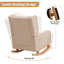 Chaise berçante en bois massif-1341420778