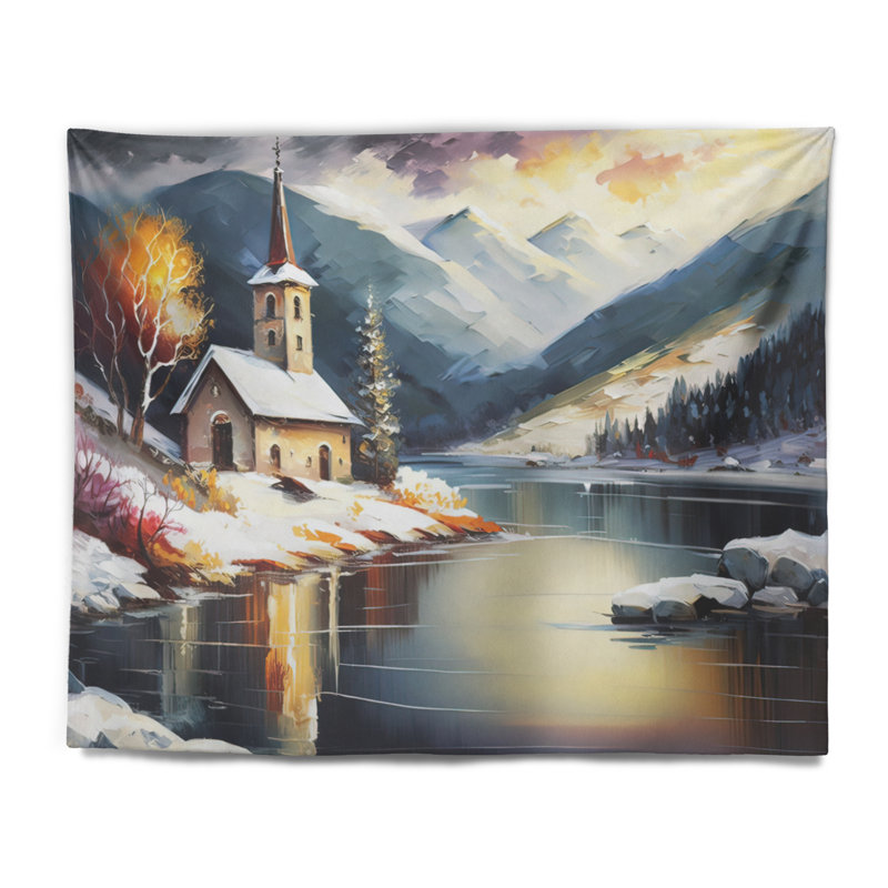 Tapisserie en polyester, H 32 po x l 39 po