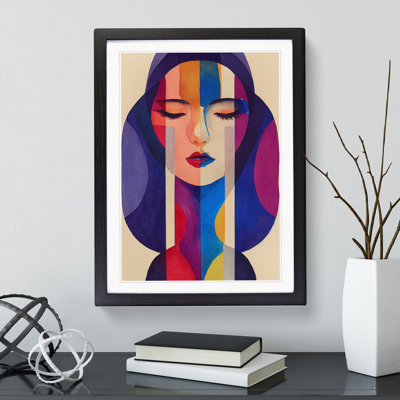 Woman Abstract Watercolour No.2 - Wall Art
