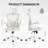 Ergonomic Office Chair with Headrest, Adjustable Lumbar Support and Armrests for Comfortable Home Office and Study Use-1128389428-1128389427