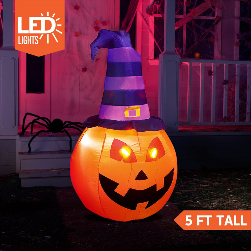 Décoration gonflable halloween citrouille