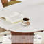 Ensemble de table ovale en bois de frêne Home Home