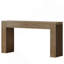 Console de style campagnard avec charme rustique pour la présentation et l'organisation dans les espaces domestiques