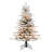 Utica Flocked Fir Artificial Christmas Tree with Clear Light-987273673