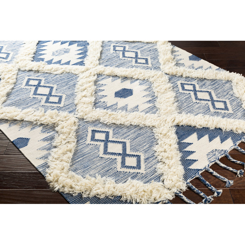 Jovia Wool Southwestern Indoor Rug, Rectangle 9' x 12'