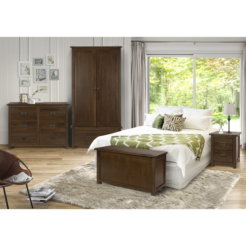 Wickerham 2 Drawer Bedside Table
