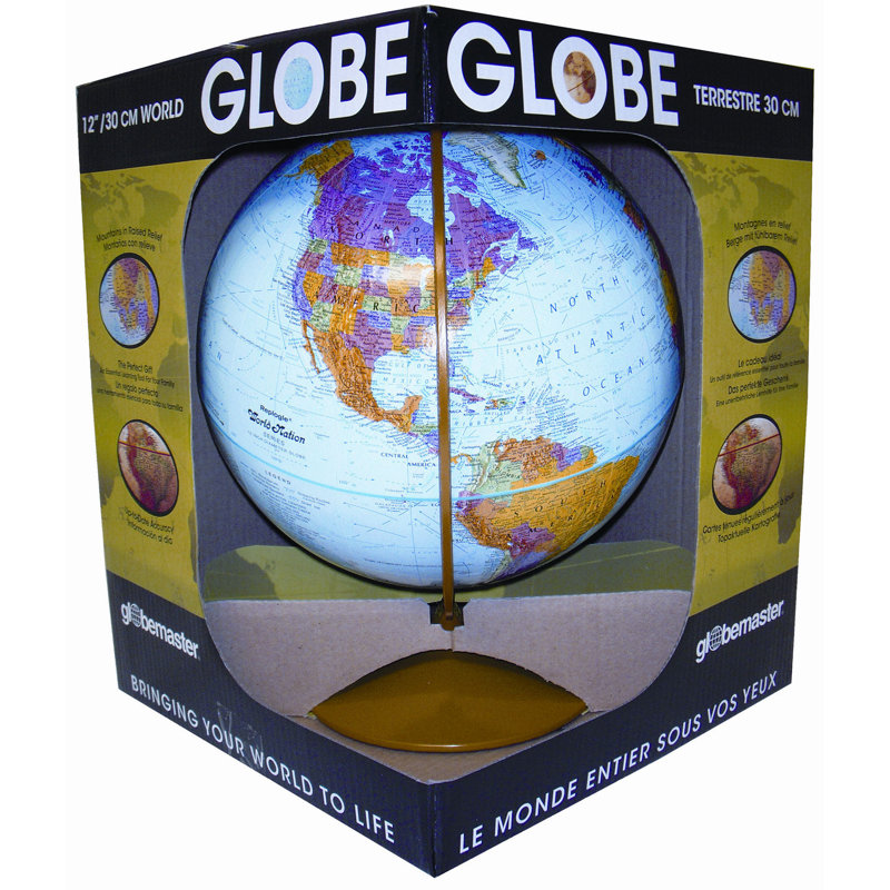 Cardboard Tabletop Globe