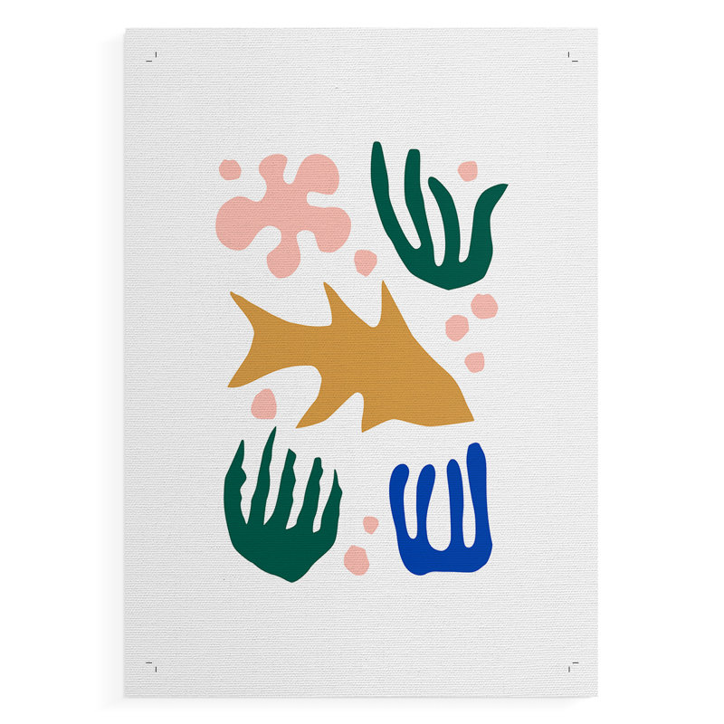 Matisse CDLXVI Framed Print -Canvas Print Only - NOT FRAMED, 18" H x 12" W