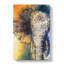 Indian Elephant In Abstract - Wrapped Canvas Print-55308929