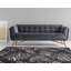 Tapis géométrique noir / gris Carina-22960316